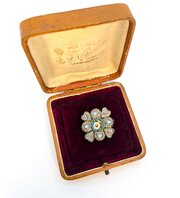  19th Century Italian Micro Mosaic Brooch, C.1880