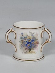 A Royal Worcester Miniature Loving Cup C1920