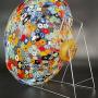 Murano millefiori  large glass bowl