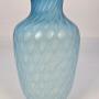 A large Victorian blue satin glass vase,Circa 1880