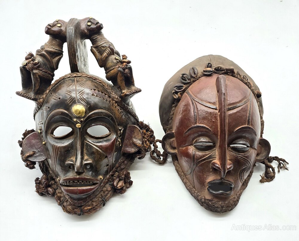 ANTIQUE AFRICAN MASK アフリカ マスク トライバル ORIGINAL VINTAGE AFRICAN TRIBAL MASK RD CONGO | eBay