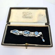 Arts And Crafts Silver And Enamel Bracelet 1912