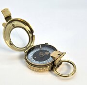 Brass Compass With Engraved Dial English C1914