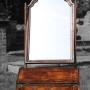 Figured Walnut Table Mirror With A Bureau Fitment 