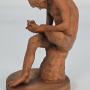  Terracotta sculpture of Spinario boy with a thorn