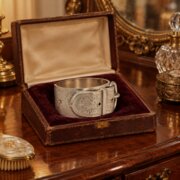 Victorian Silver Buckle Bracelet, Birmingham 1886