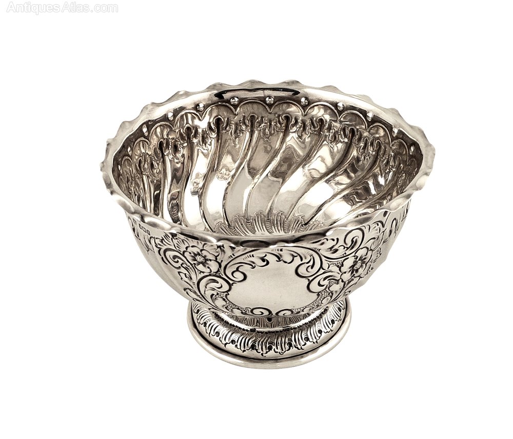 Antiques Atlas Antique Edwardian Sterling Silver Bowl 1907