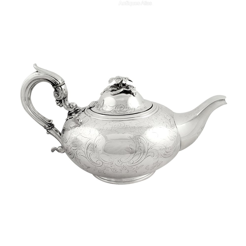 Antiques Atlas Antique Victorian Sterling Silver Teapot 1862