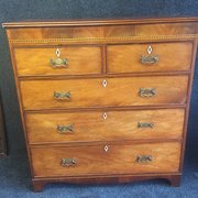 19th Century Mahogany Chest Of Draw