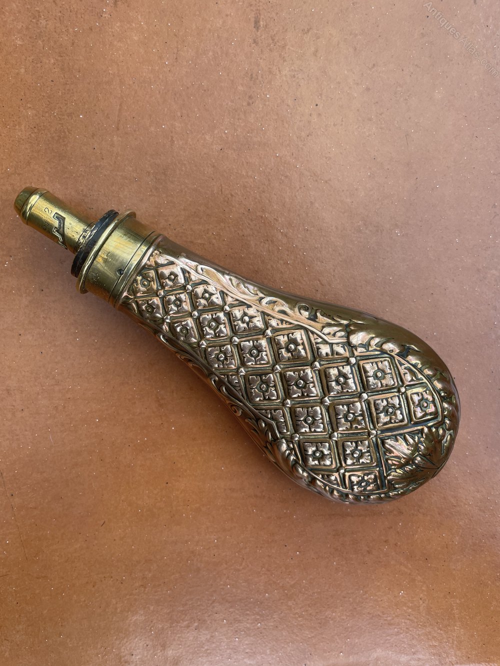 Antiques Atlas 19th Copper Powder Flask