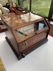 A 19th C American Autophone Cabinet Roller Organ