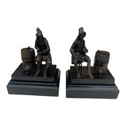 A Pair Of 19th C French Bronze Gentleman Figures
