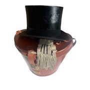 A Superb Silk Top Hat And Accessories In Box