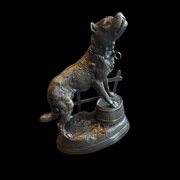 Continental Spelter Figure Of A Mastiff Dog