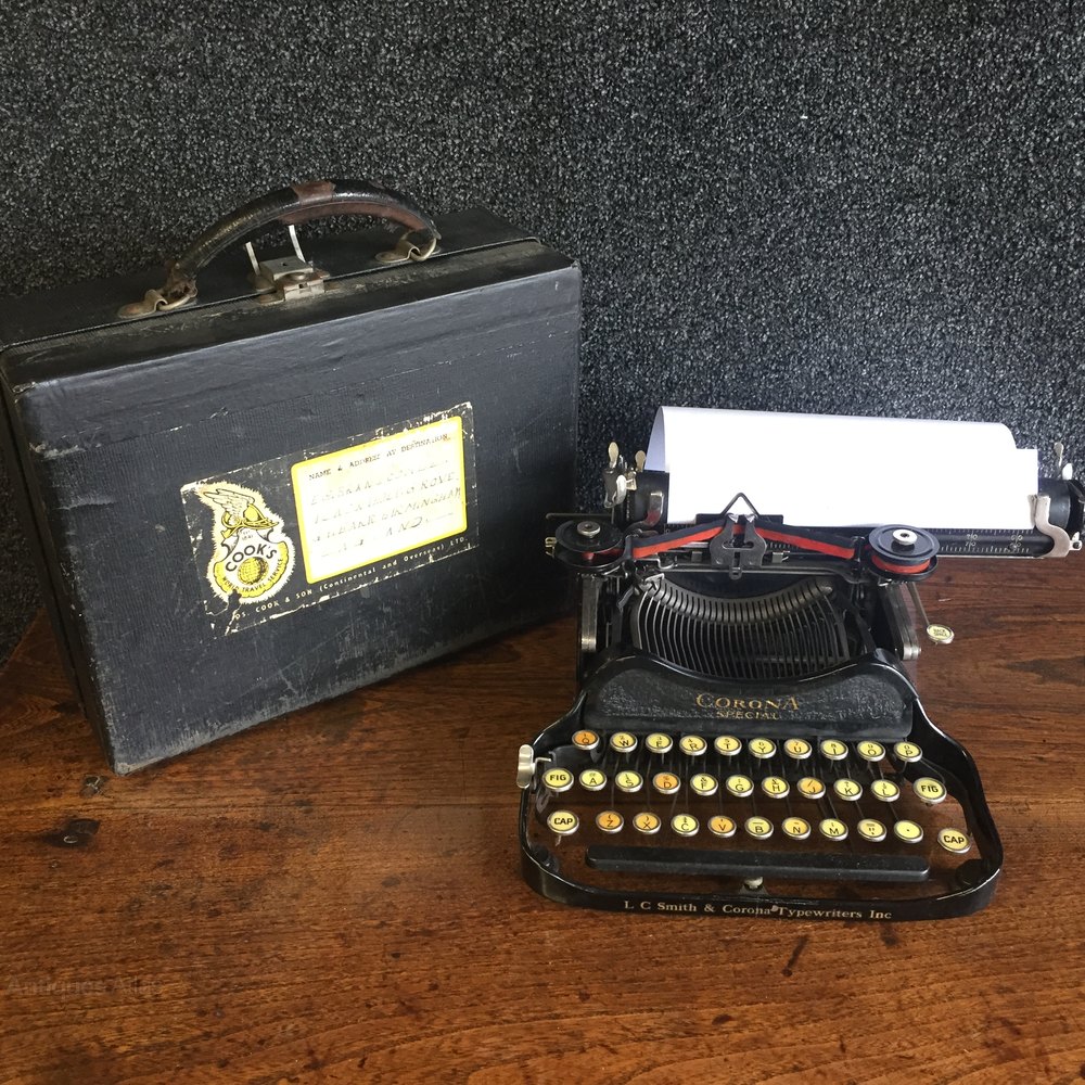 Antiques Atlas Corona Special Portable Typewriter By L C Smith