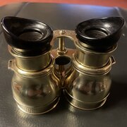 Pair Of Brass WWII Pilots Spotting Binoculars 
