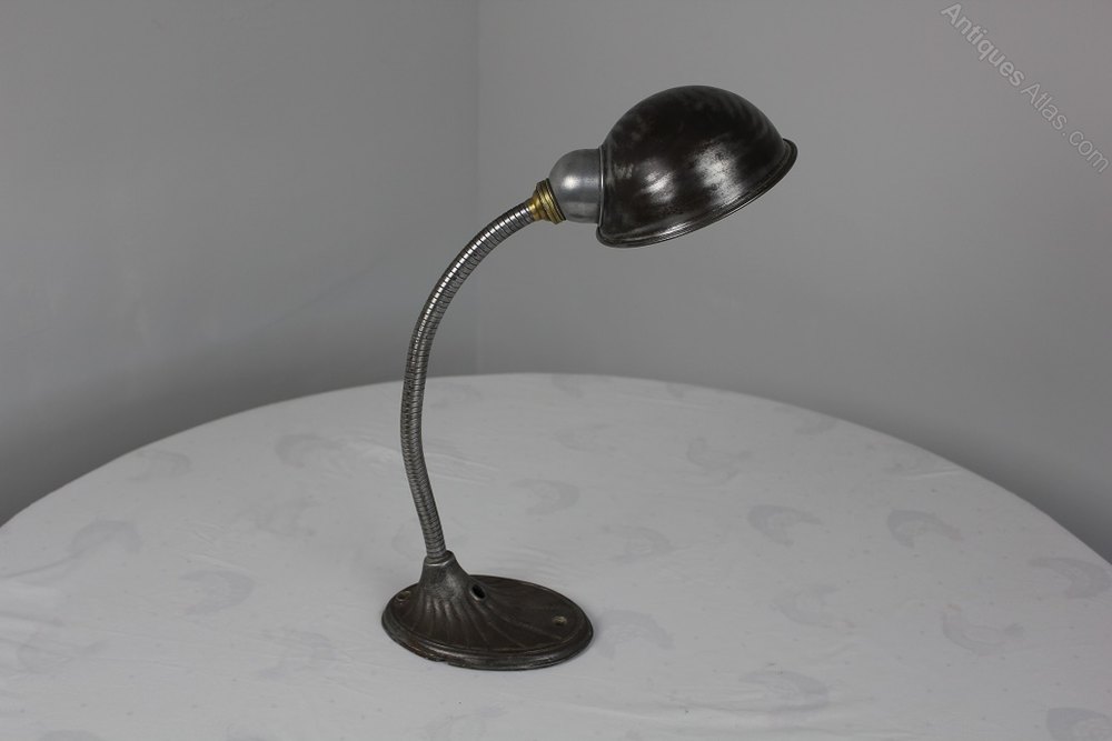 Antiques Atlas Cast Iron Desk Lamp