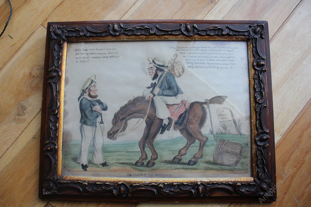 Antiques Atlas Jack Tar Folk Art Naive Painting