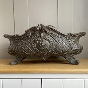 Large French Cast Iron Garden Planter Louis XV 