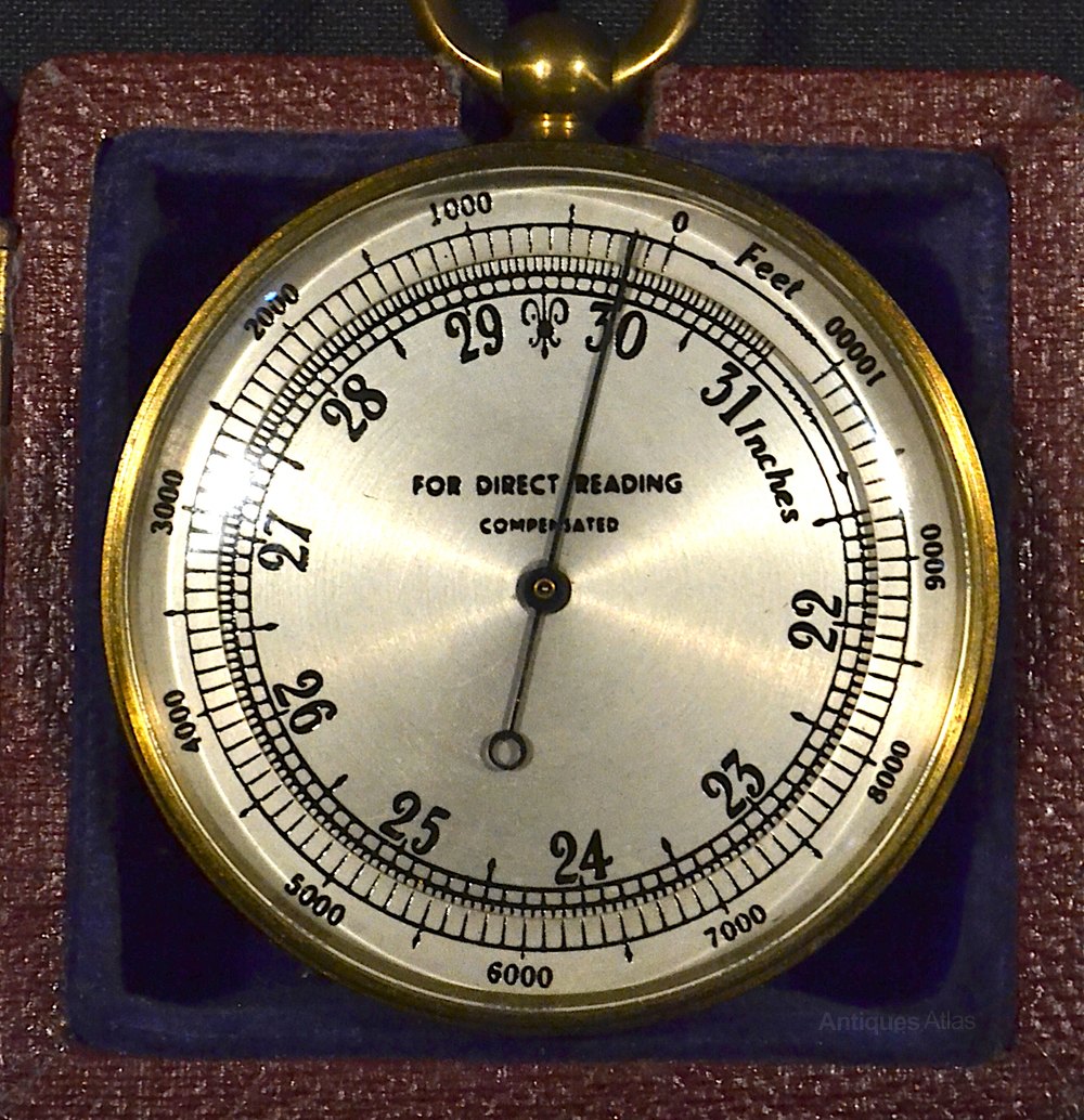 Antiques Atlas Pocket Barometer Altimeter