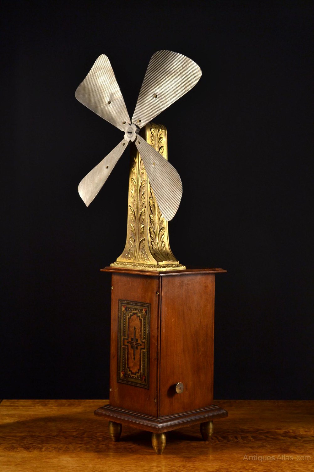 Antiques Atlas Zephyr Clockwork Fan