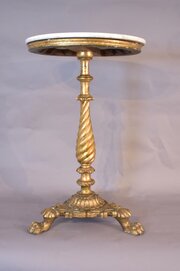 Giltwood Tri-pod Table