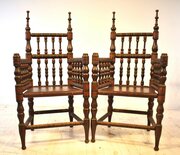 Pair Of Swedish Turned Chairs