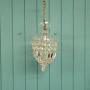 Antique Chandelier with Crystal Prisms 8