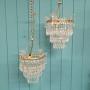 Antique Pair Of Spike Chandeliers 11