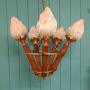 Art Deco Empire Torch 5 Light chandelier 22