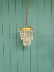 Early 20th Century Small Lustre Chandelier 9"