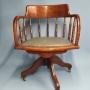 Edwardian Revolving Tip Back Desk Chair