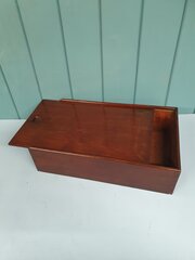 Georgian Mahogany Sliding Lid Box C1800