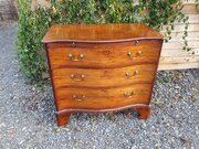 Georgian Mahogany Serpentine Chest. C1770