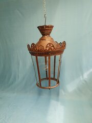 Large Copper Porch Lantern C1900
