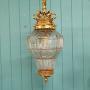 Large Dodecagon Antique Brass Hall Lantern 12