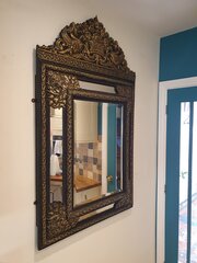 Late 19th Century Brass Dutch Mirror