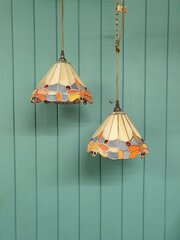 Pair Of Tiffany Site Style Lampshades
