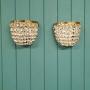 Pair Of Antique Bag Wall Lights