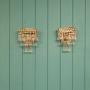 Small Pair Of Spike Antique Wall Lights