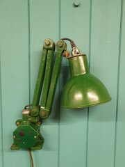 Wall Mounted Antique Angle Poise Machinist Lamp
