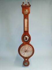 William IV Period Mercury Wheel Barometer.