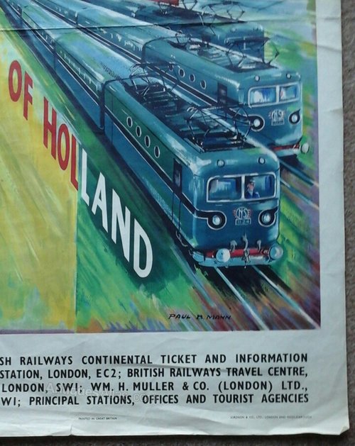 Antiques Atlas Railwayana Harwich To The Hook Of Holland P B Mann