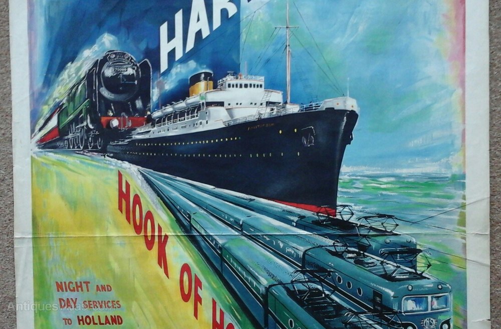 Antiques Atlas Railwayana Harwich To The Hook Of Holland P B Mann