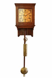 18th Century Hooded Wall Clock By Henry Deykin, Wo