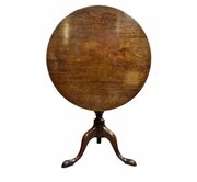 18thc Mahogany Tripod Table