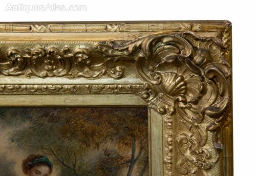 Antiques Atlas - 19thc French School Oil On Canvas as1000a1146 / B7938
