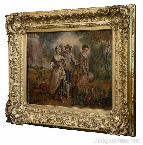 Antiques Atlas - 19thc French School Oil On Canvas as1000a1146 / B7938