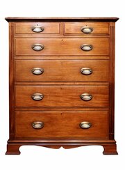 A Quality Edwardian Mahogany Chest Of Drawers
