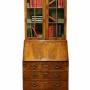 A Walnut Bureau Bookcase, circa 1930